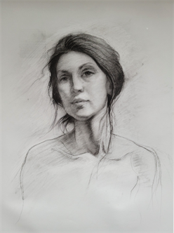 Atmospheric Portrait Drawing July/August
