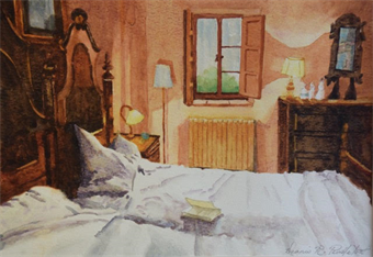 NEW! Online Workshop | Dream Spaces: The Bedroom in Watercolor