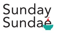 Sunday Sundae Event - includes Bowl