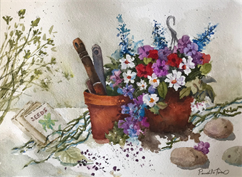 New! ONLINE - All About Gardening with Watercolor