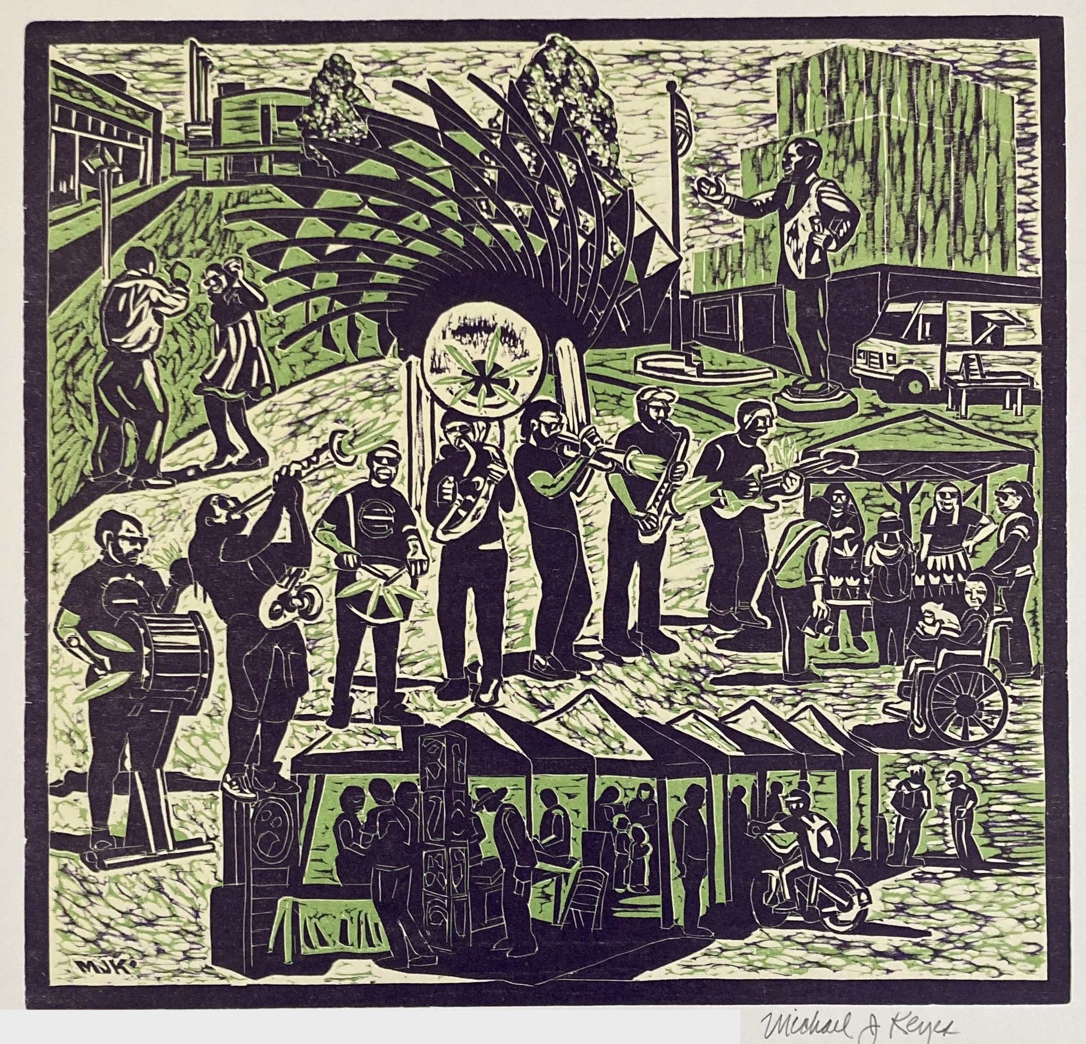 Introduction to Color Woodcut Printmaking (Reduction Block)