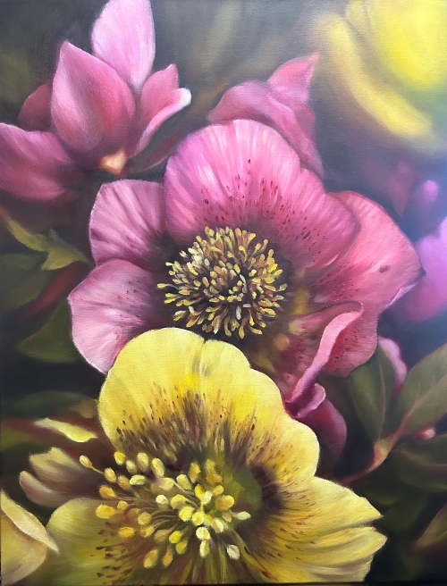 Painting Multiple Bloom Compositions