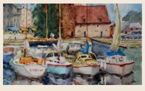 New! Painting Harbor Scenes in Watercolor