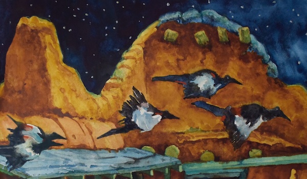 Nocturnal Scenes in Watercolor