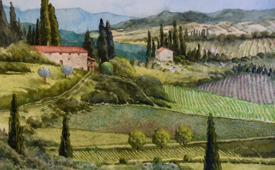 Painting Countrysides in Watercolor
