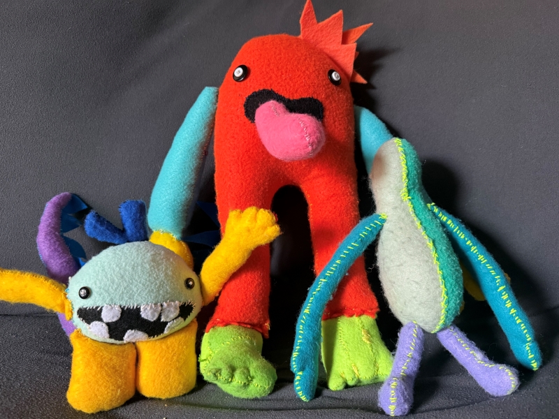 Imaginary Friends: Hand Sewn Stuffies
