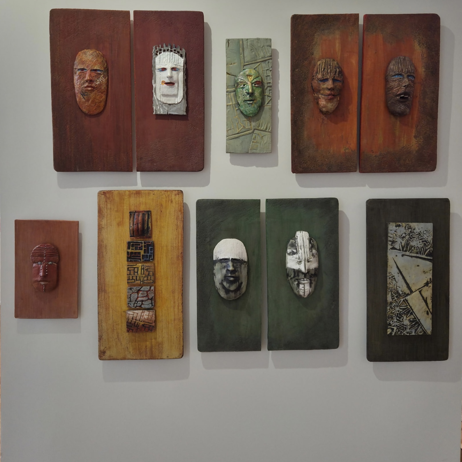 Hand building Clay and Mixed Media