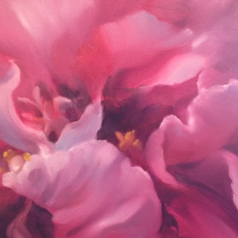 Capturing the Expression of Flowers in Oils