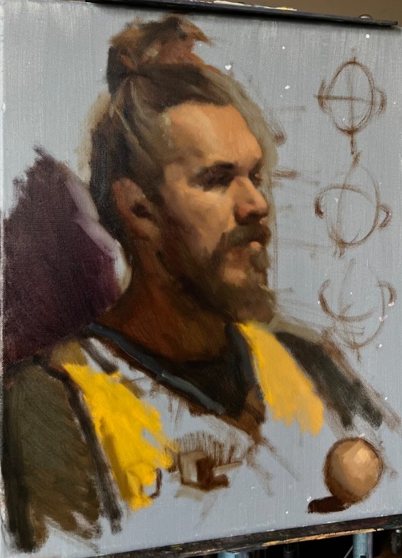 Portrait Painting: planes of the head