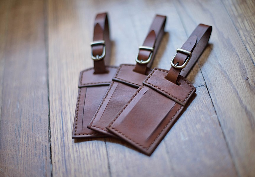 Leather Luggage Tags
