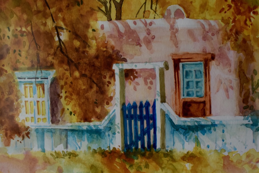 ONLINE Gated Landscapes in Watercolor