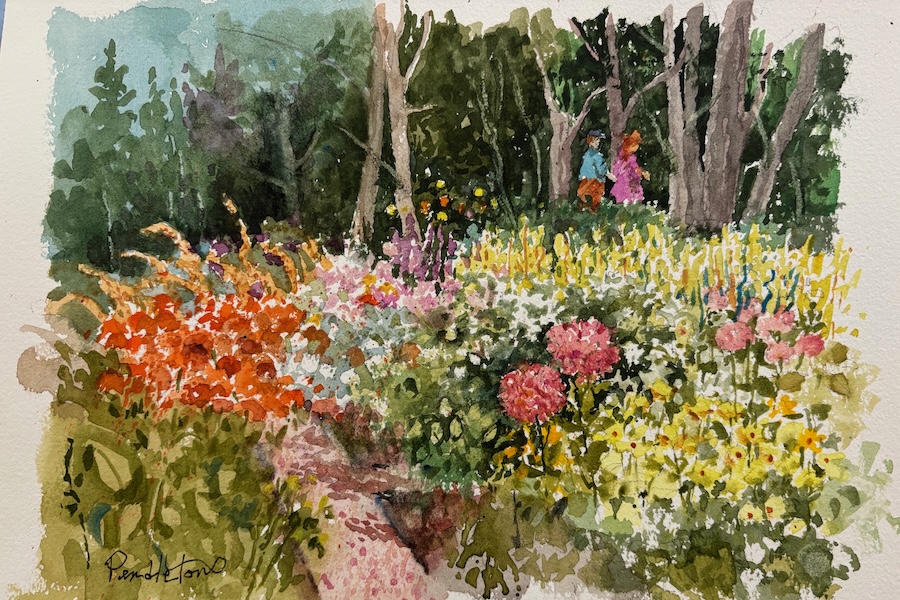 ONLINE Wildflower Landscapes in Watercolor