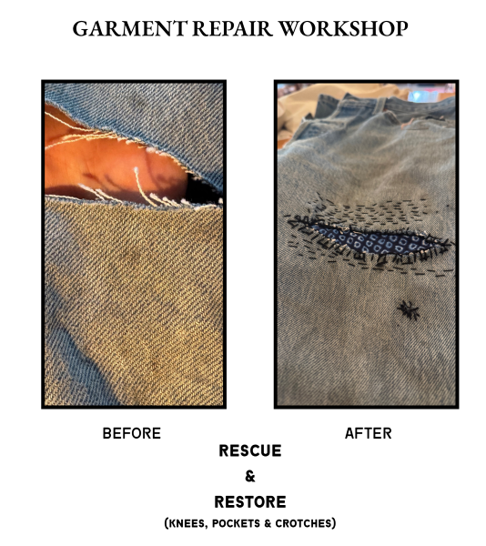 Rescue and Restore- A Mending Workshop