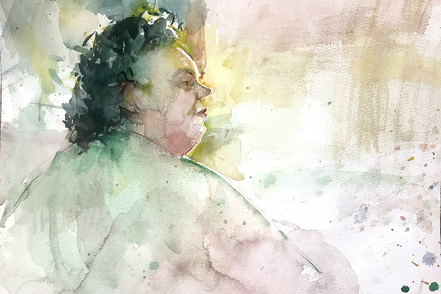 Planes of Portraiture in Watercolor