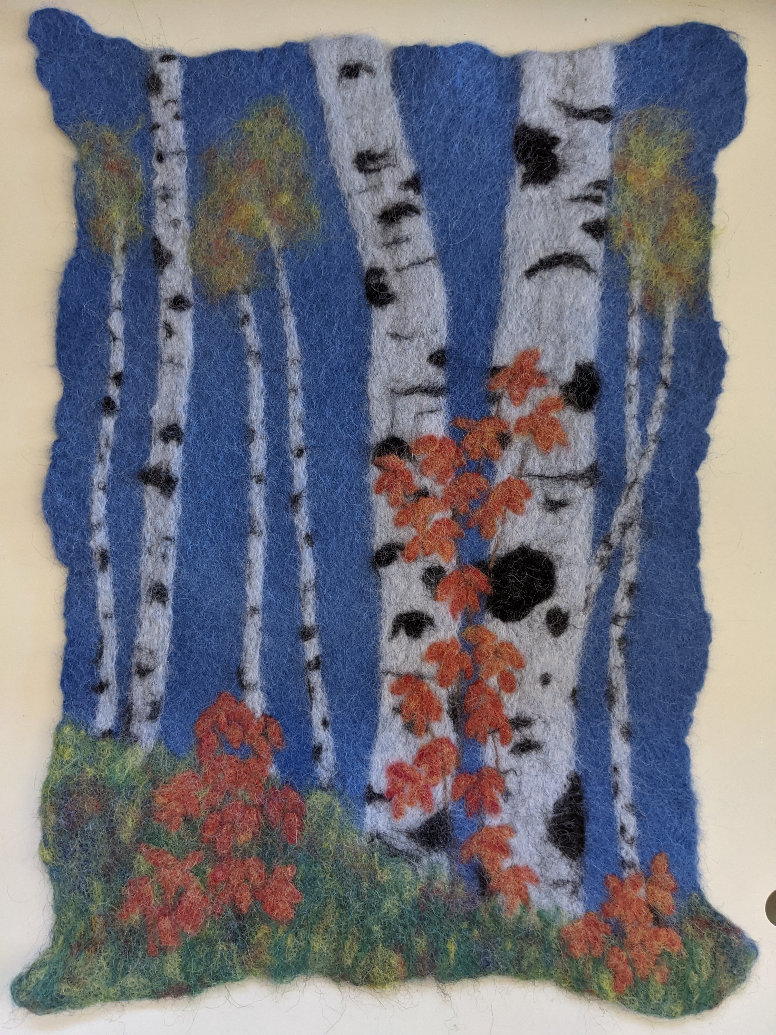 Painting with Fiber: Felting an Image
