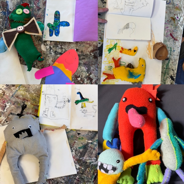 Ages 6-7 | Imaginary Friends: Hand Sewn Stuffies