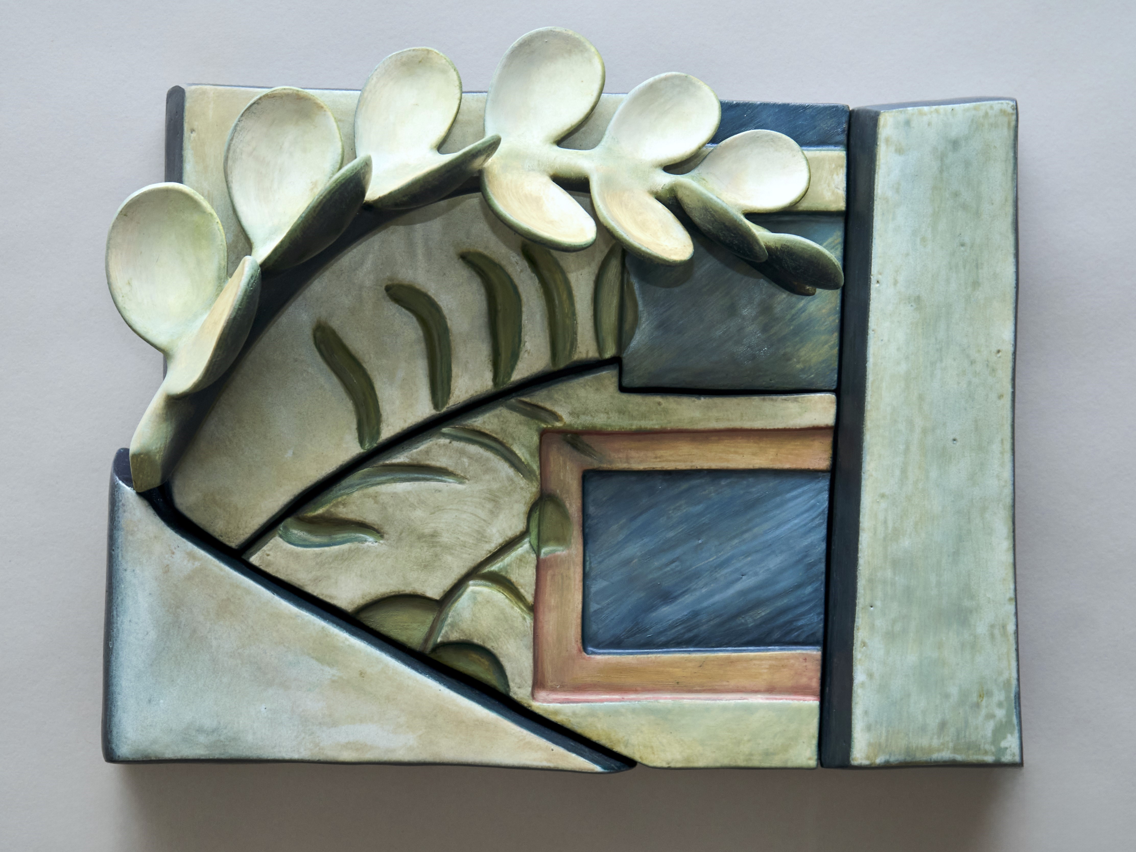 Sculptural and functional forms in clay