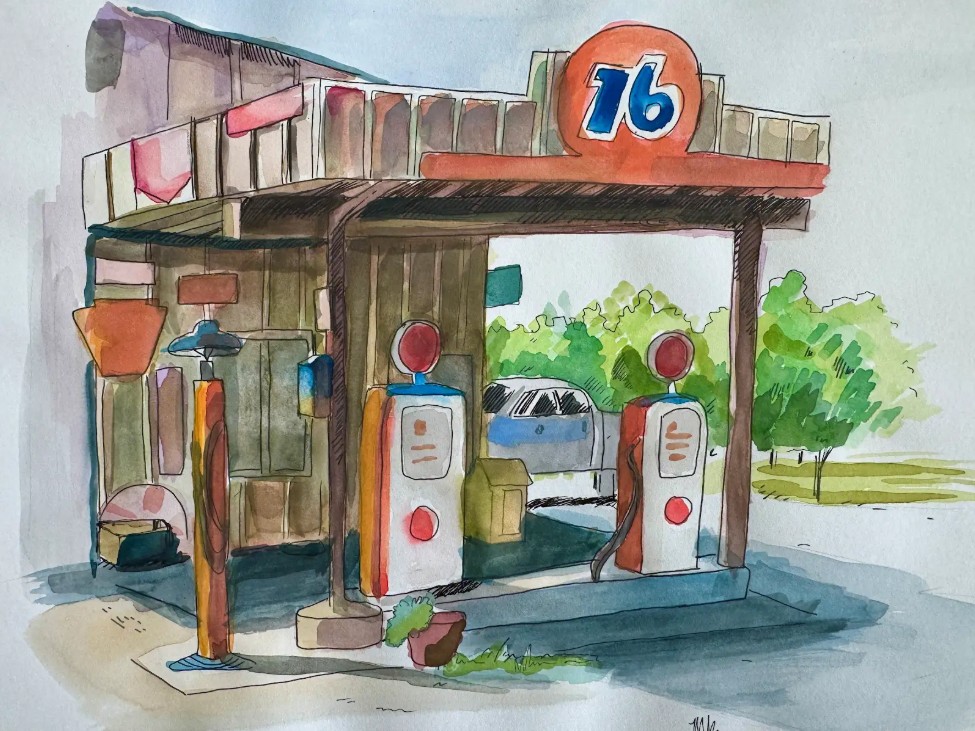 Pen and Watercolor Architecture: Learning Perspective