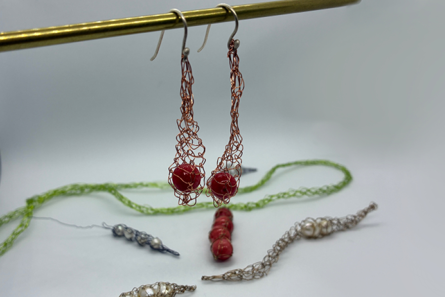 Woven in Wire: French Knitting Jewelry