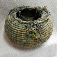 Repetitive and Meditative Coil Basketry