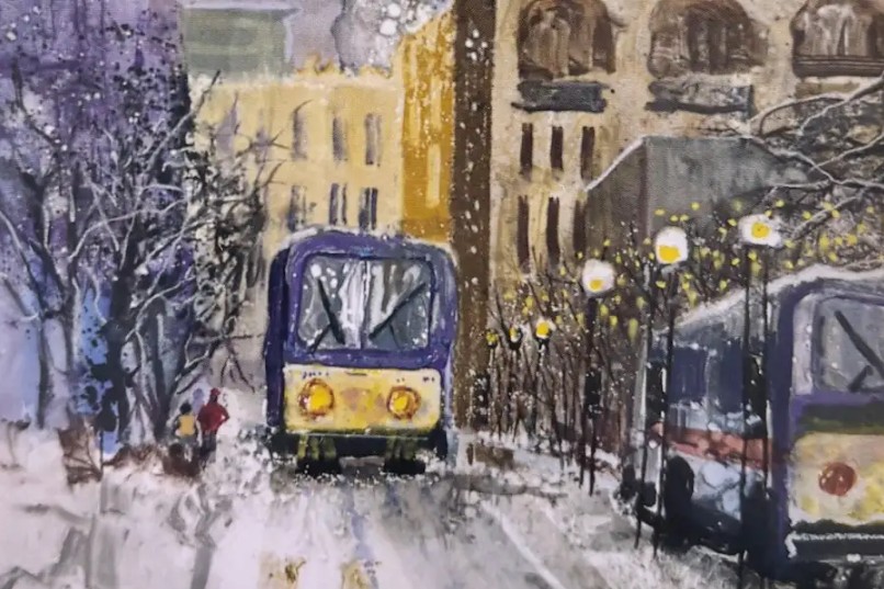 Weather Elements in Watercolor