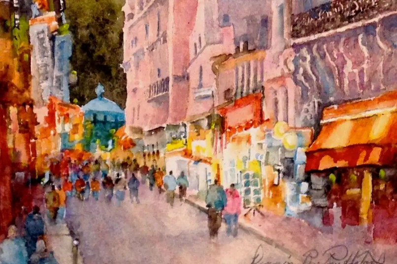 ONLINE Street Scenes in Watercolor
