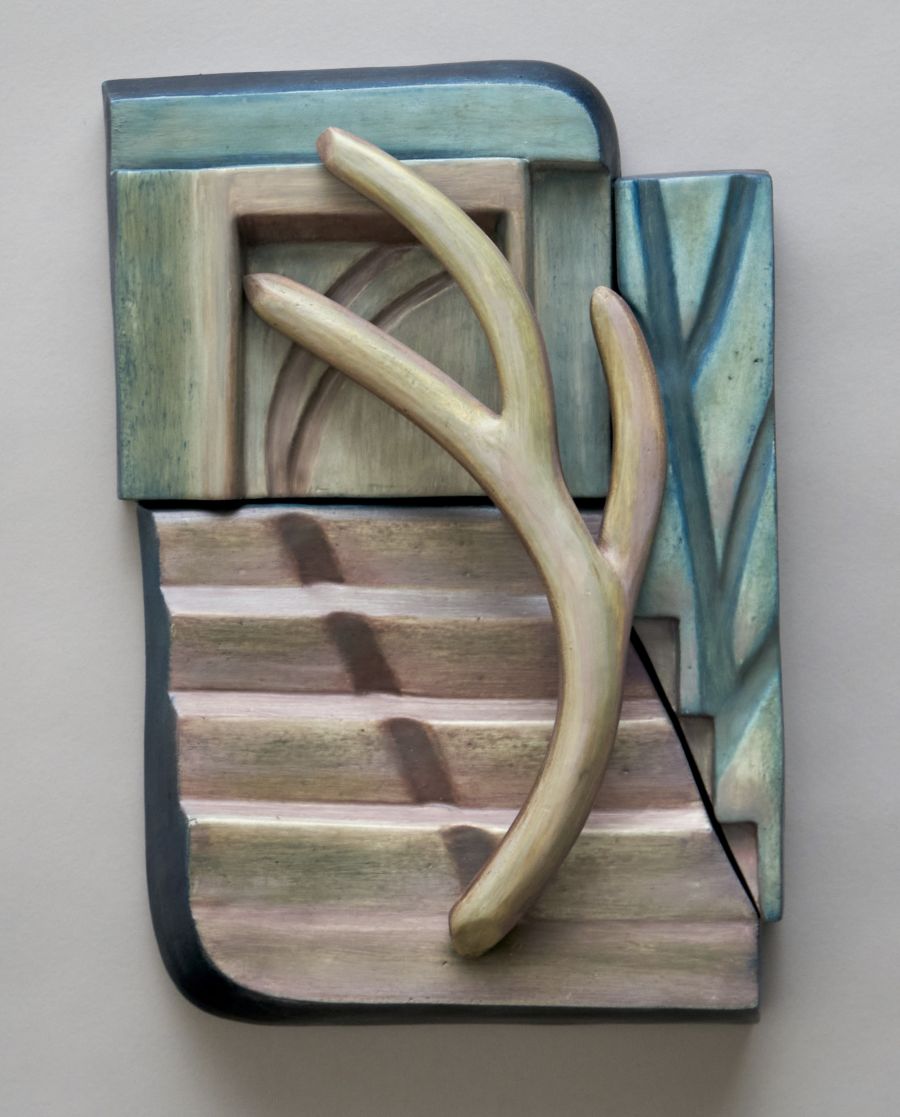 Sculptural forms in clay