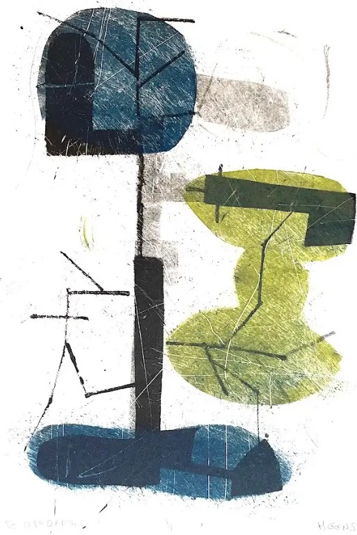 Rocking Around the Printing Press: Small Monotypes for Gifts, Holiday Shows