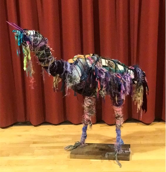 Offsite: Textile Wrapped Creature Sculptures