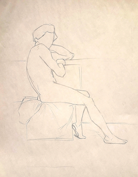 Beginner Figure Drawing in Graphite