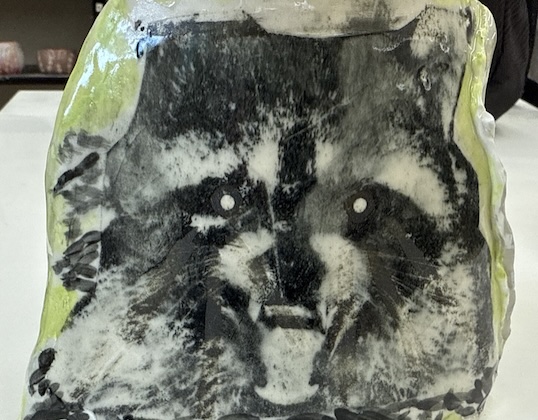 Cyanotypes on clay!