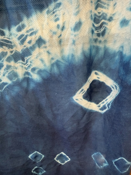 Offsite: Indigo Dye Silk Scarves