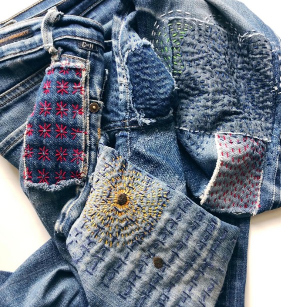 Offsite: Sashiko Sewing Technique for Mending Clothes and Decorating the Home
