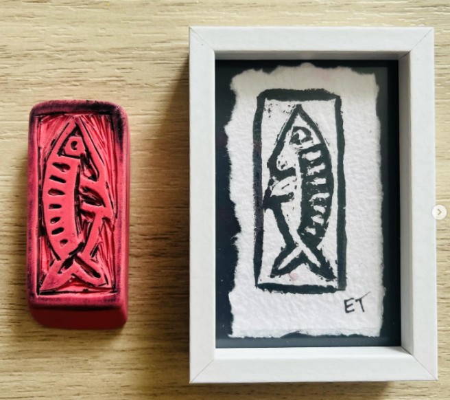 Ages 14-17 | Teen Studio Night Pink Eraser Stamp Carving