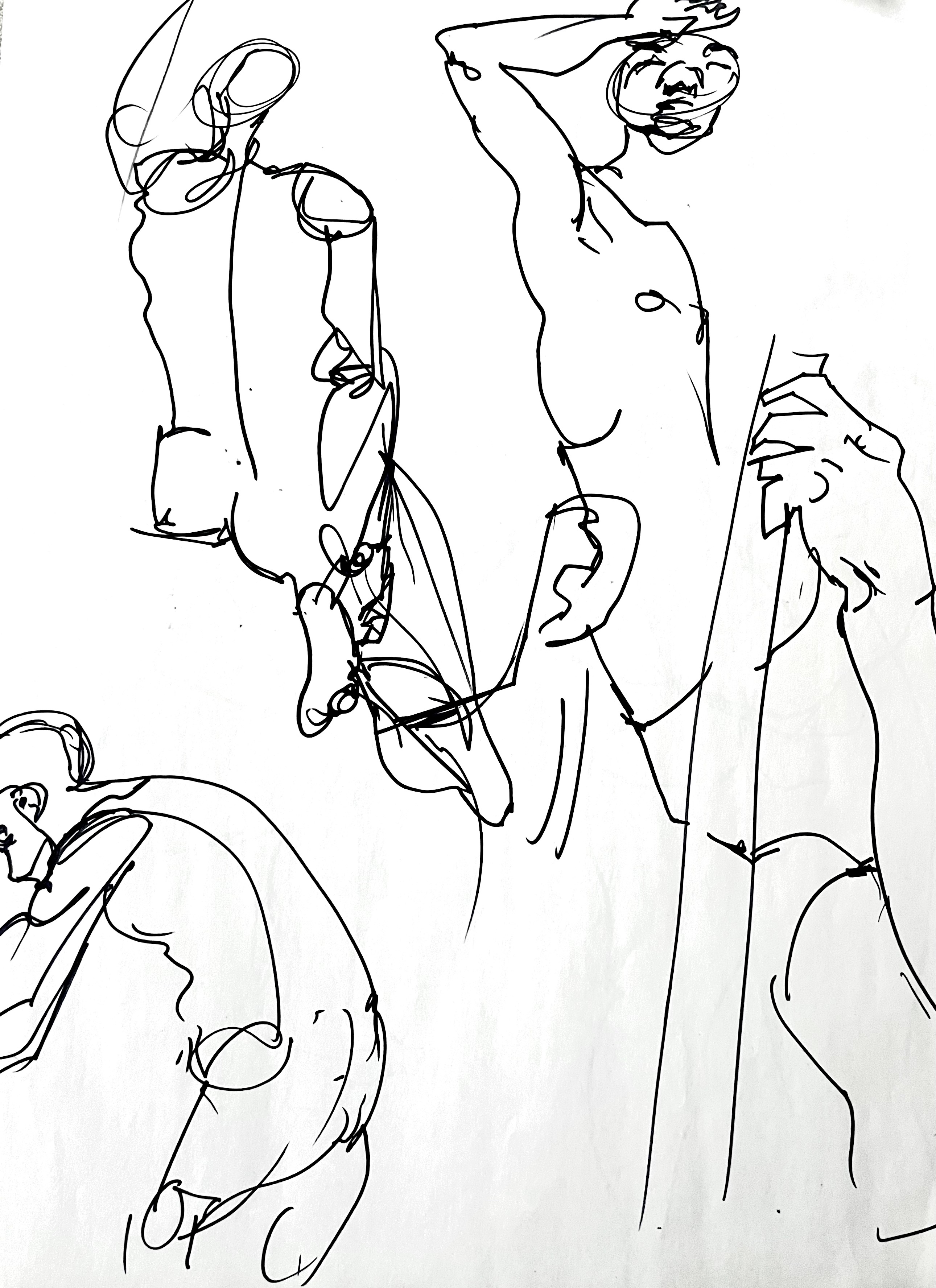 This is Weird-Drawing from Live Figures for the First Time