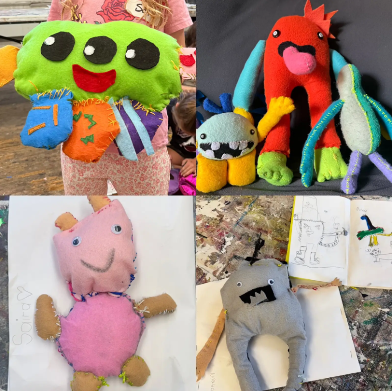 Reaching into your inner child: hand sewn stuffies - Intergenerational