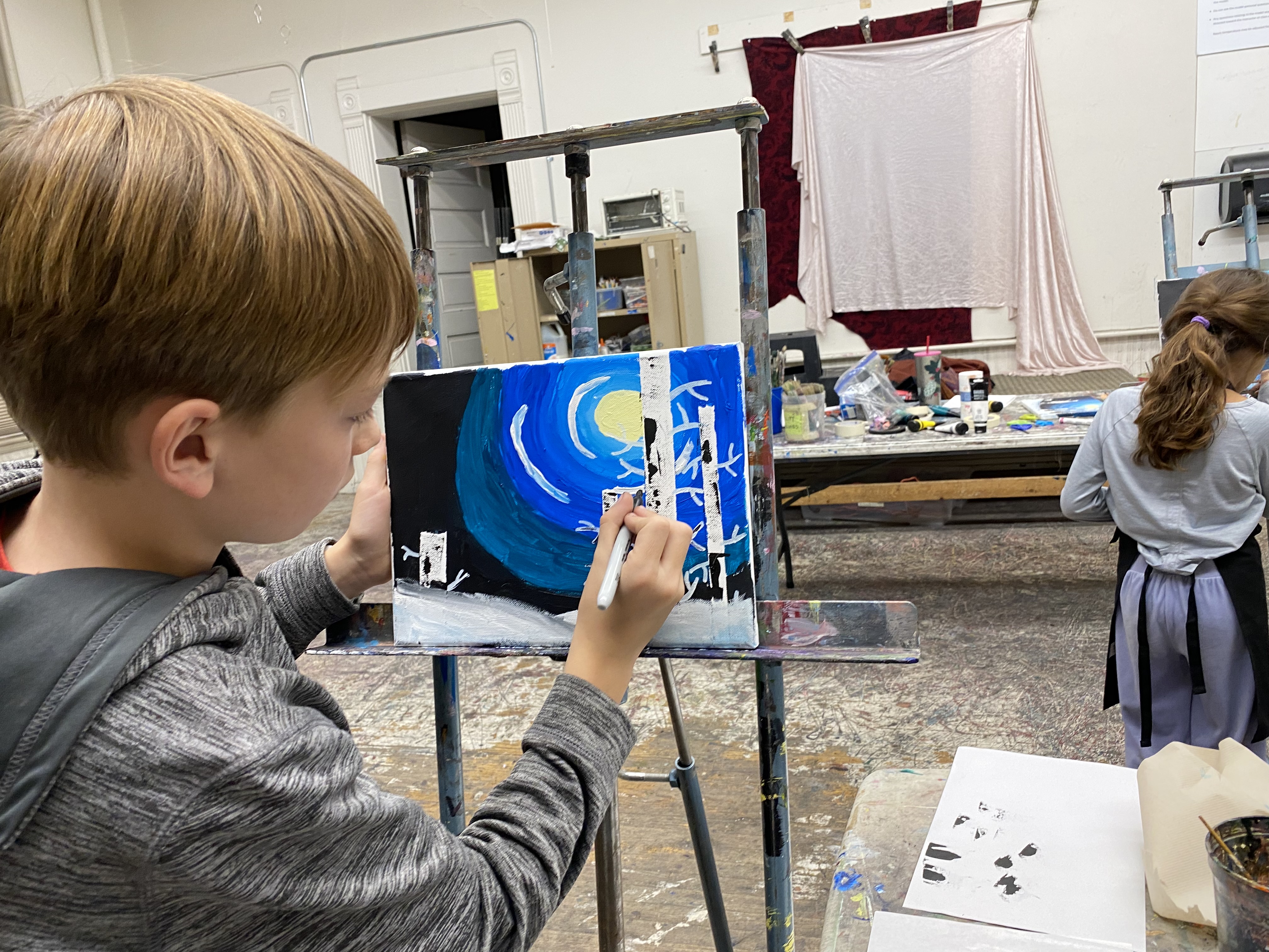 Ages 8-10 | Canvas Creations, Kids Beginning and Intermediate Painting Skills